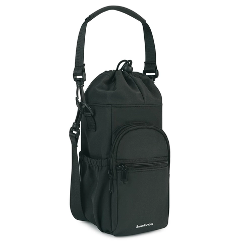 Borsa Portabottiglie Isolata Con Tracolla Regolabile E Tasca Per Cellulare Custodia Per Escursionismo Sport All'aperto