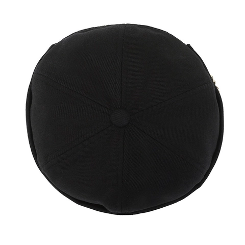 Vintage Cotton Brimless Docker Hat For Men Women Retro Sailor Cap Adjustable Solid Color Miki Hat Streetwear Brimless Beanie