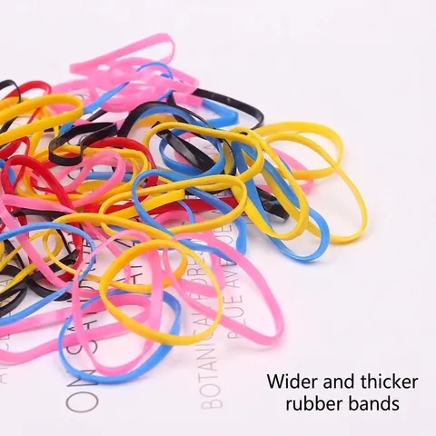 Gomas Elásticas Para El Pelo De Alta Elasticidad Irrompibles Desechables Diademas Estirables Para Niñas Niños Y Mujeres