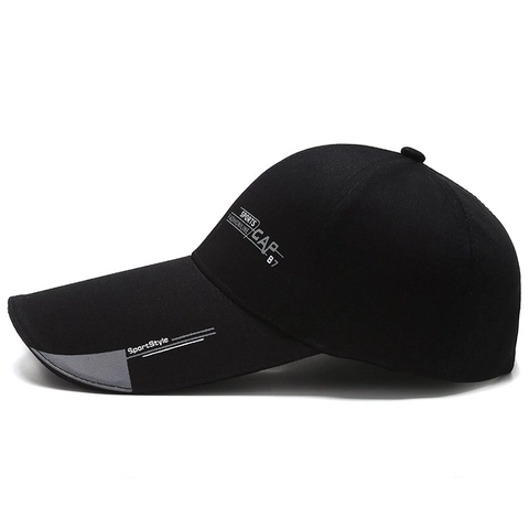 Cappello Da Baseball In Cotone Visiera Lunga Protezione Solare Sport All'aperto Cappello Da Pesca Regolabile
