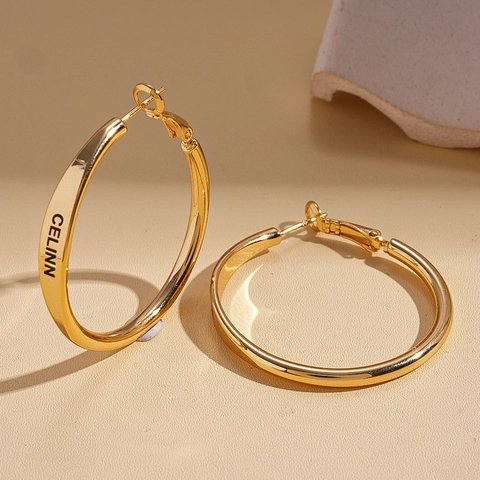 Runde Creolen Hochglanzpoliert Minimalistischer Kupferschmuck Für Damen Mit 925 Sterling Silber Ohrringpfosten