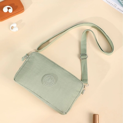 Borsa A Tracolla Per Telefono In Nylon Resistente All'acqua Multi Strati Cerniera Piccola Borsa A Spalla Casual