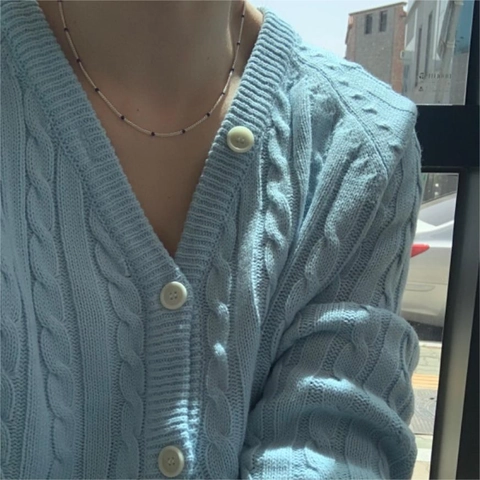 Collana Minimalista In Argento Sterling 925 Con Piccole Perle Nere Gioielli Stile Coreano Delicato Regolabile