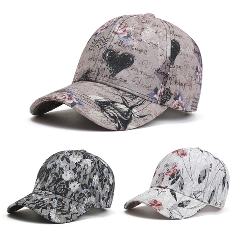 Women Lace Floral Baseball Cap Cotton Polyester Vintage Embroidered Adjustable Sun Hat Casual Fashion Peaked Cap Outdoor