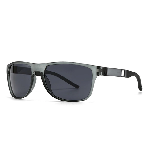 Occhiali Da Sole Da Uomo TR90 Polarizzati Protezione UV400 Leggero Classico Quadrato Sport Guida Esterno Unisex PG004