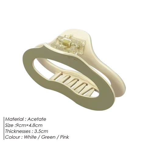 Molletta Per Capelli In Acetato Forma Di Nuvola Texture Elegante Fermaglio Shark Per Donne Ragazze