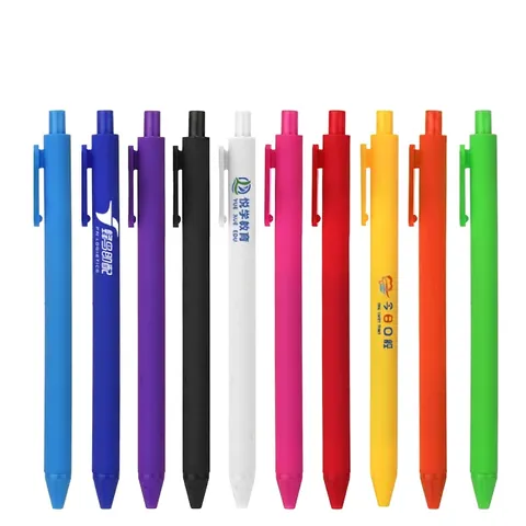 Retractable Gel Pen Macaron Candy Color Matte Plastic Quick Dry Smooth Writing School Office Supplies Student Stationery