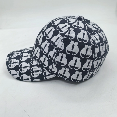 Unisex Baseballkappe Katzen Silhouette Druck Polyester Sonnenschutz Verstellbar Outdoor Mode Hut