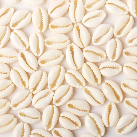 Natural Cowrie Shell Charms Beads For DIY Jewelry Making Beach Bohemian Style Necklace Bracelet Accessories