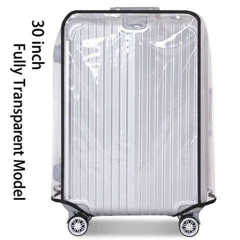 Transparent Luggage Cover Thickened PVC Suitcase Protector Waterproof Dustproof Travel Accessories Clear Bag Cover