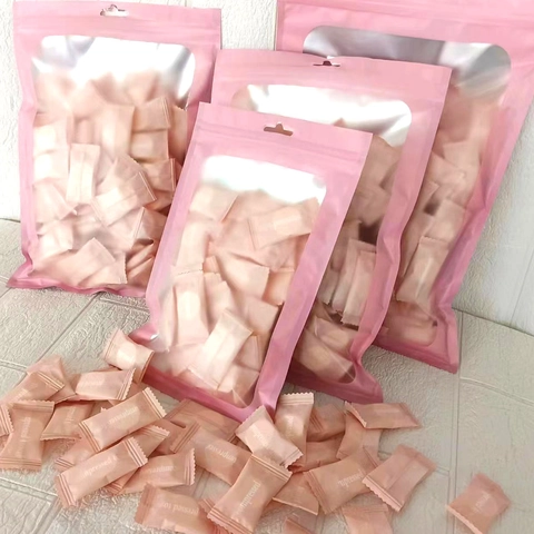 Disposable Compressed Towels Portable Pure Cotton Facial Cleansing Tissues Travel Mini Tablet Candy Packaging Skin Care