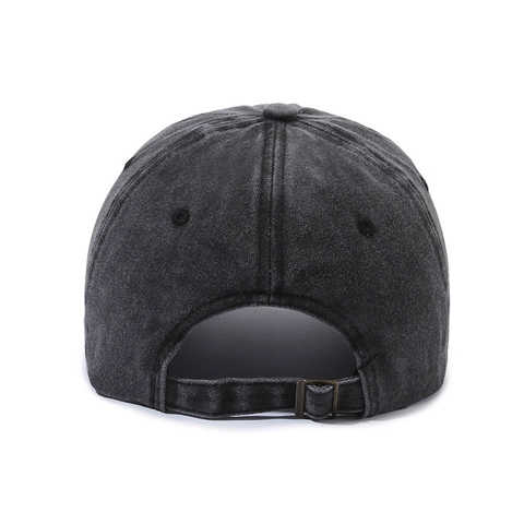 Cappello Da Baseball In Cotone Lavato Consumato Bordo Strappato Ricamo Lettere Cappello Da Sole Regolabile Per Uomini Donne