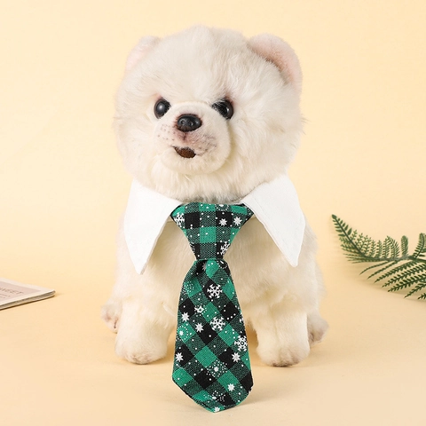 Pet Bow Tie Collar Shirt Necktie Adjustable Formal Gentleman Accessories For Small Dogs Cats Wedding Christmas Party Decoration