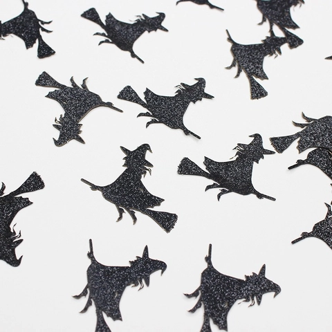 Halloween Konfetti Glitzer Papier Kürbis Totenkopf Hexe Fledermaus Spinnennetz Geist Tischdekoration Party Dekoration