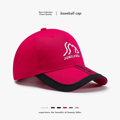 Berretto Da Baseball Cotone Ricamo Lettere Fibbia Metallo Regolabile Cappello Sole Aperto Uomo Donna Visiera Larga