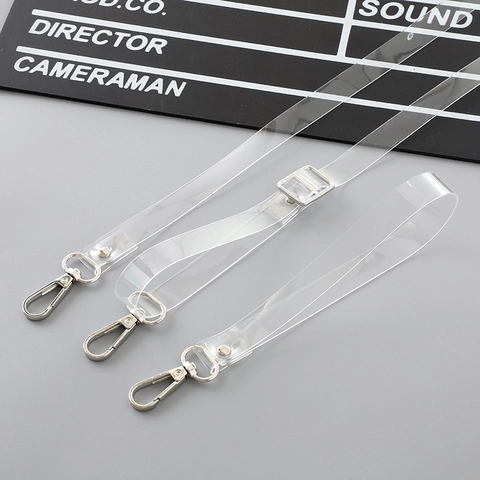 Transparent TPU Phone Charm Strap For Bag Keychain Adjustable Clear Chain Lanyard For Women DIY Stylish Accessory Fashion