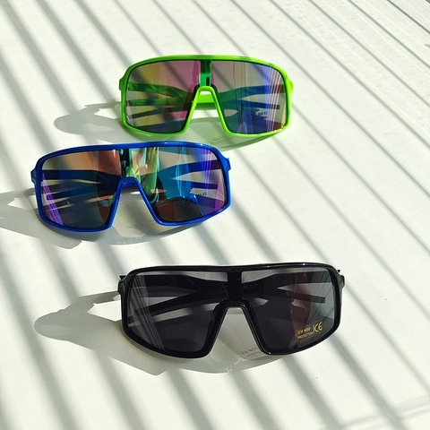 Kids Sunglasses Integrated Shield Large Frame UV400 Protection Fashion Sporty Outdoor Eyewear For Boys And Girls