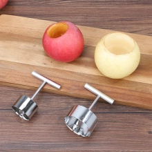 304 Stainless Steel Apple Corer Pear Pitter Fruit Seed Remover Tool Manual Kitchen Gadget With T-shaped Handle Durable