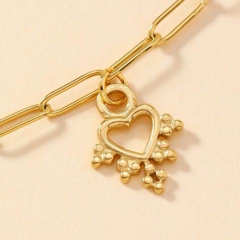 Stainless Steel Gold Plated Pendants DIY Necklace Charms Heart Cross Skull Sunflower Star Vintage Fashion Jewelry For Women