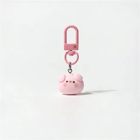 Cartoon Cute Pink Pig Resin Keychain Pendant Drip Oil Resin Piggy Bag Charm For Backpack Wallet Accessory Women Girl Gift