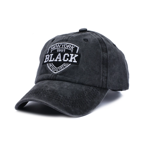 Berretto Da Baseball Vintage In Cotone Lavato Con Toppa Ricamata Regolabile Cappello Da Sole Retro Per Sport All'aperto