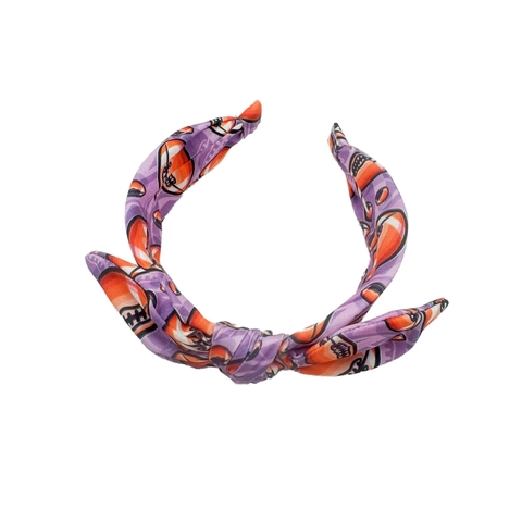 Accessori Per Capelli Con Motivo Calcio Per Donne Ragazze Cerchietto In Tessuto Fiocco Molletta E Elastico Tema Sportivo Viola