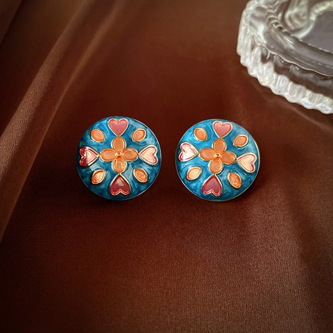 Vintage Legierung Ohrringe Mit Silver Earring Post Retro Französischer Stil Schmetterling Künstliche Perle Herz Knoten Design Schmuck