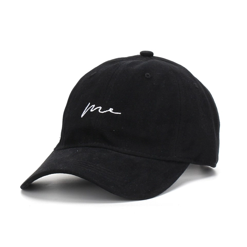 Berretto Da Baseball In Cotone Minimalista Con Ricamo Di Lettere Tesa Curva Regolabile Cappello Da Sole Sportivo Casual All Aperto