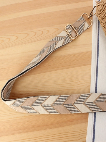 Borsa A Tracolla In Corda Di Carta Intrecciata A Mano Con Tracolla Larga Geometrica Nappa Vacanze Estive Borsa Da Donna
