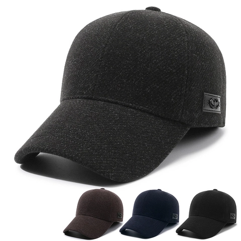 Cappello Da Baseball Invernale Da Uomo In Lana Termico Ispessito Antivento Regolabile Con Paraorecchie