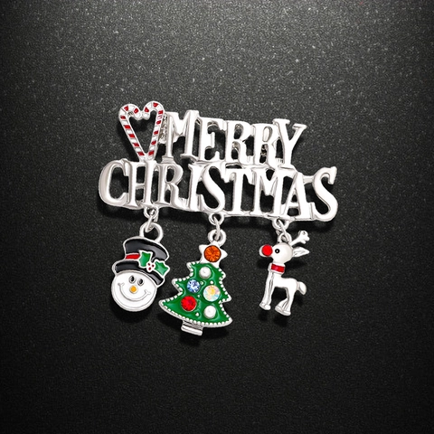 Spille Di Natale Lega Smalto Strass Perla Artificiale Gioielli Di Festa Festiva Regalo Per Donne Uomini Unisex