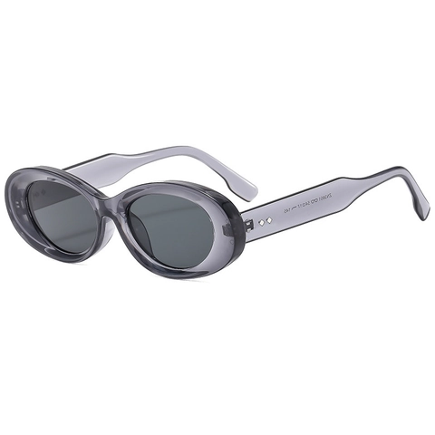Retro Oval Sunglasses For Women Men PC Frame AC Lens UV400 Protection Fashion Hip Hop Small Frame Eyewear Driving Party