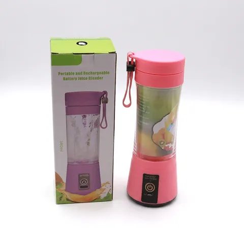 Spremiagrumi Elettrico Portatile Bicchiere Frullatore Ricaricabile USB PC Alimentare Lame Acciaio Frullati Smoothie