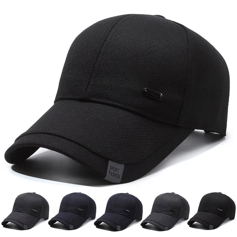 Gorra De Béisbol Hombre Poliéster Ajustable Protección Solar Al Aire Libre Casual Sport Fashion Etiqueta Placa Metálica