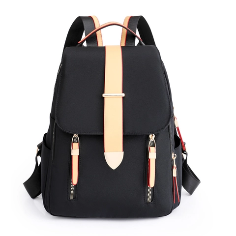 Sac À Dos Mode Femme Tissu Oxford Grande Capacité Sac Voyage Décontracté Avec Plusieurs Poches Design Antivol Style Corέen