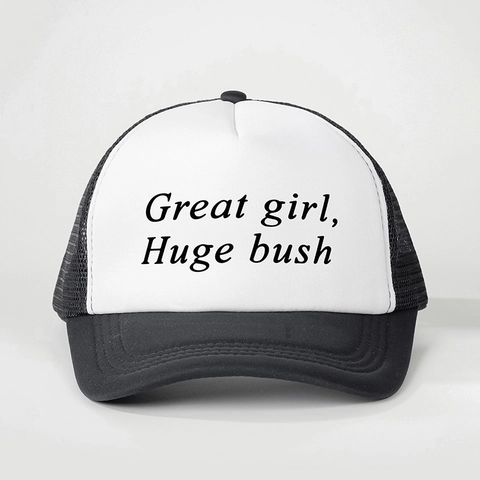 Trucker Hat Polyester Mesh Adjustable Curved Brim Breathable Contrast Color Letter Print Novelty Sun Protection Outdoor Cap