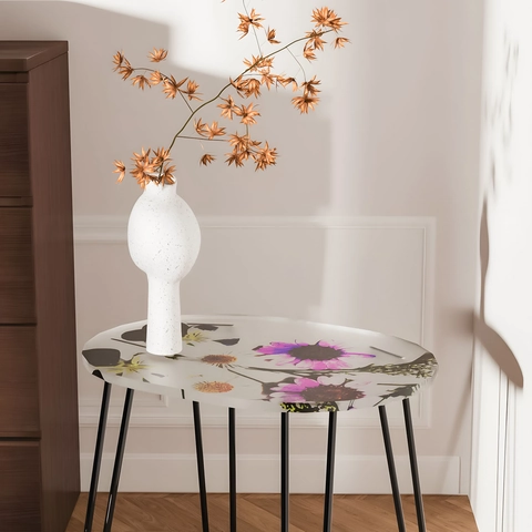 Ovaler Couchtisch Tablett Silikonform Für Harzguss Modernes Blumenmuster Hausdekoration Bastelwerkzeug