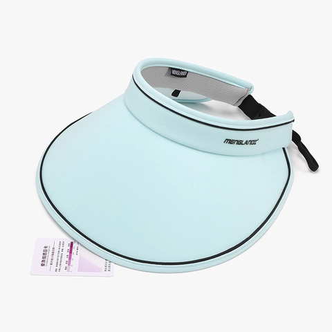 Women Empty Top Sun Hat Ice Satin UV Protection Wide Brim Foldable Breathable Summer Outdoor Travel Fashion Accessory