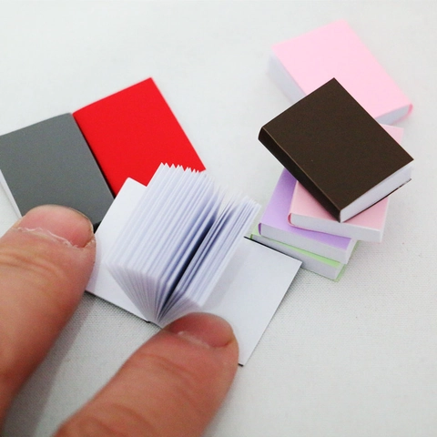 Miniature Dollhouse Books Paper Tiny Colorful Realistic BJD Scene Props Accessories Desktop Ornaments