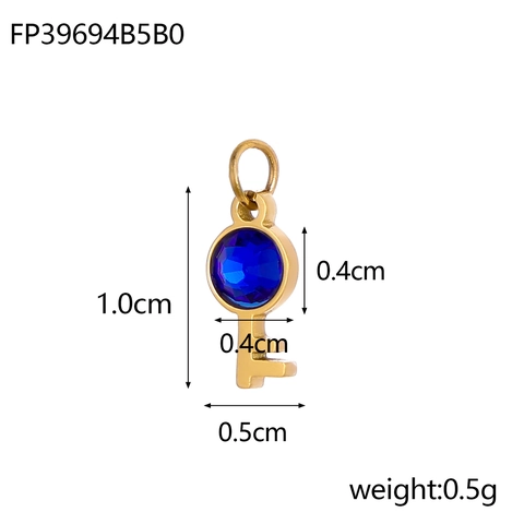 Ciondoli In Acciaio Inossidabile Per Gioielli Fai Da Te Chiave Cuore Stivale Nota Oro Argento Accessorio Creazione