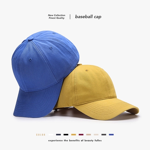 Gorra De Béisbol De Algodón Ajustable Copa Suave Visera Curva Transpirable Sombrero De Sol Deporte Al Aire Libre Para Hombres Mujeres