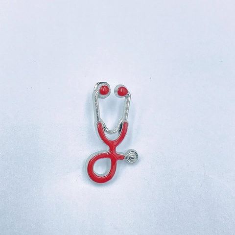 Spilla Stetoscopio Pin Smalto Lega Gioielli Medici Regalo Per Medico Infermiere Studenti Accessorio Creativo