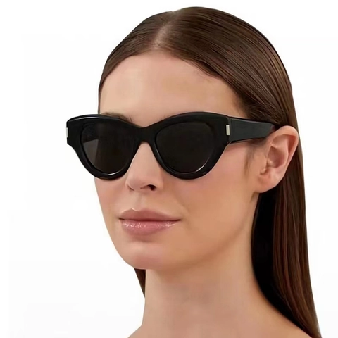Occhiali Da Sole Occhio Di Gatto Da Donna Retro Montura Grande Protezione UV400 Moda Tendenza