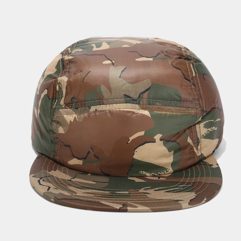 Gorra Camper Acolchada Camuflaje Ala Plana Exterior Cálida Resistente Al Viento Sombrero Ajustable