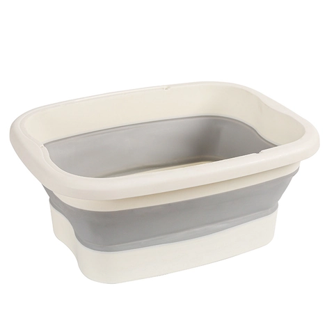 Bassine Thalasso Pieds Pliable Portable Seau Bain De Pieds Avec Couvercle Et Support Telephone Rouleaux Massage Plastique