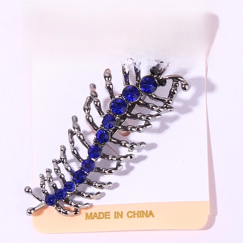 Centipede Brooch Pin Alloy Rhinestone Animal Insect Shape Punk Goth Dark Style Accessories For Women Jewelry