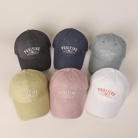 Cappello Da Baseball In Cotone Con Ricamo POSITIVE Orso Polare Stile Campus Retro Regolabile Per Uomo Donna
