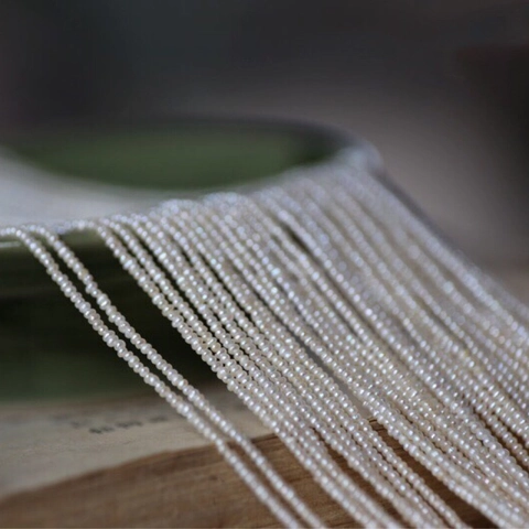 Natural Artificial Pearl Beads Tiny Mini Seed Loose Beads For DIY Jewelry Making Bracelet Necklace Crafting Accessory