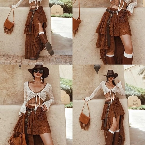Western Cowboy PU Leren Riem Met Legering Klinknagels En Metalen Ringen Boho Vintage Tailleband Voor Dames