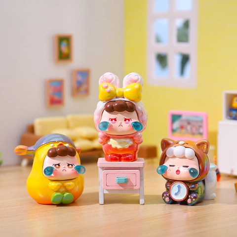 Schattige Cartoon Dierlijke Hars Blind Box Figuren Bureau Auto Decoratie Kawaii Verzamelbare Mini Figuren
